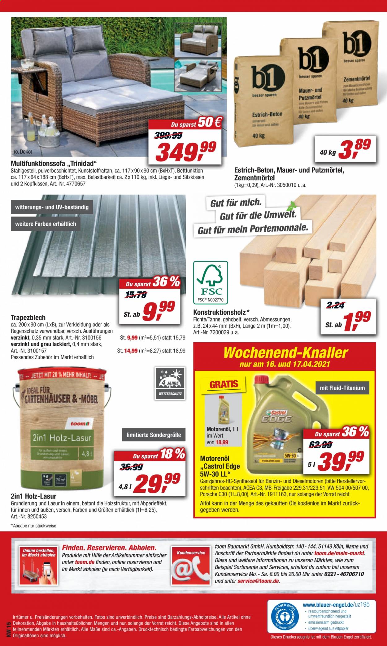 toom Baumarkt Prospekte  - 10.04.2021 - 16.04.2021. Seite 28