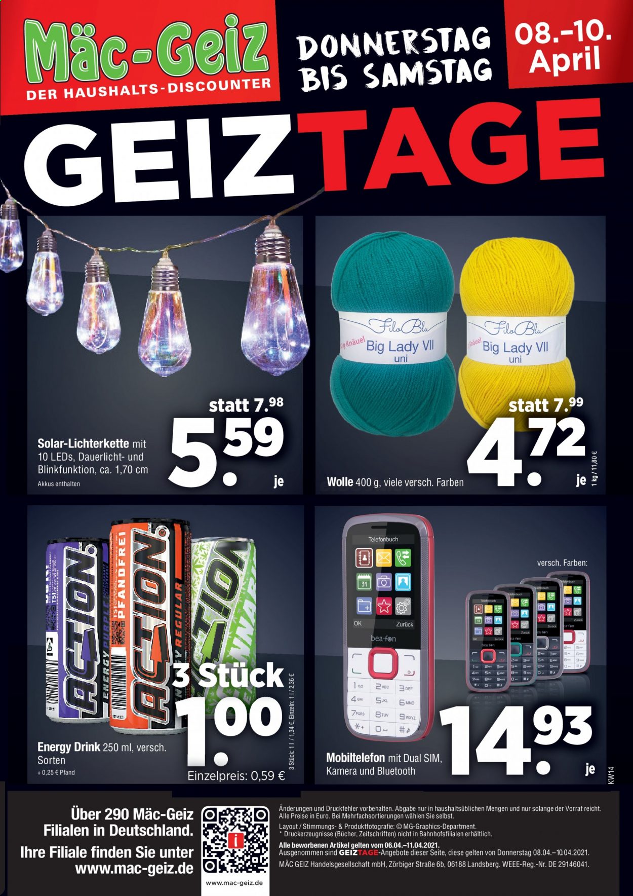 Mäc-Geiz Prospekte  - 6.04.2021 - 10.04.2021. Seite 7