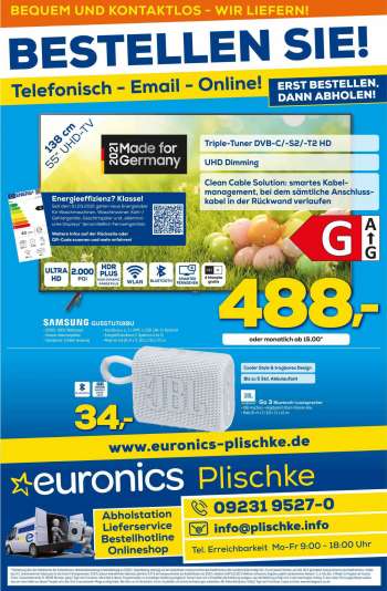 Prospekte Euronics - 3.4.2021 - 9.4.2021.