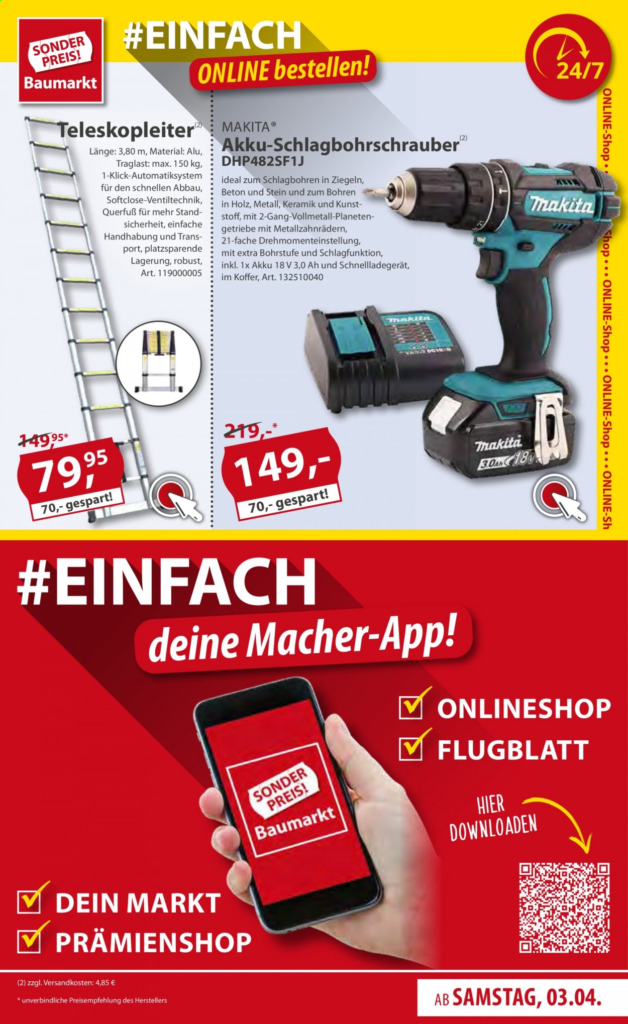 Sonderpreis-Baumarkt Prospekte  - 3.04.2021 - 9.04.2021. Seite 15