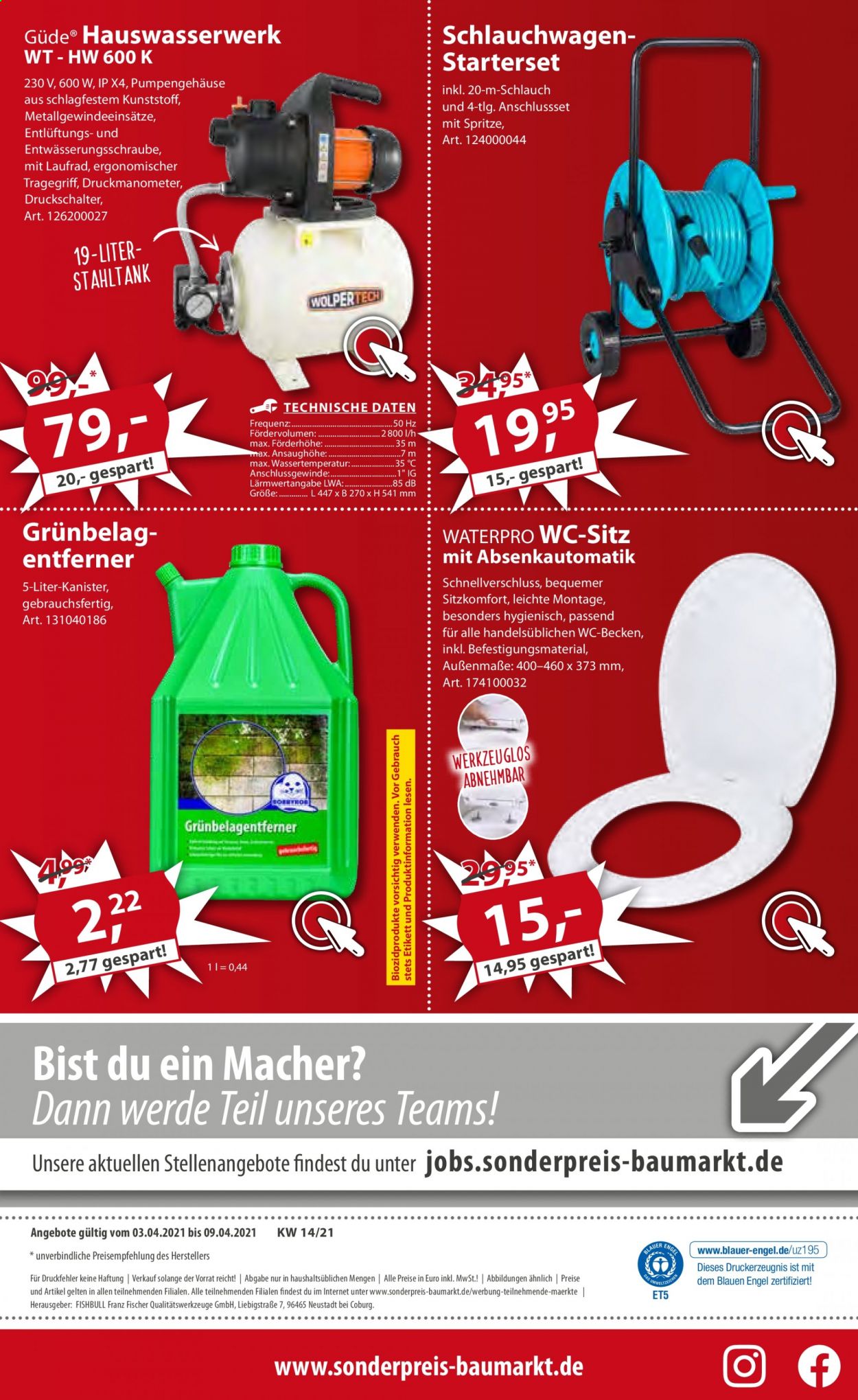 Sonderpreis-Baumarkt Prospekte  - 3.04.2021 - 9.04.2021. Seite 24