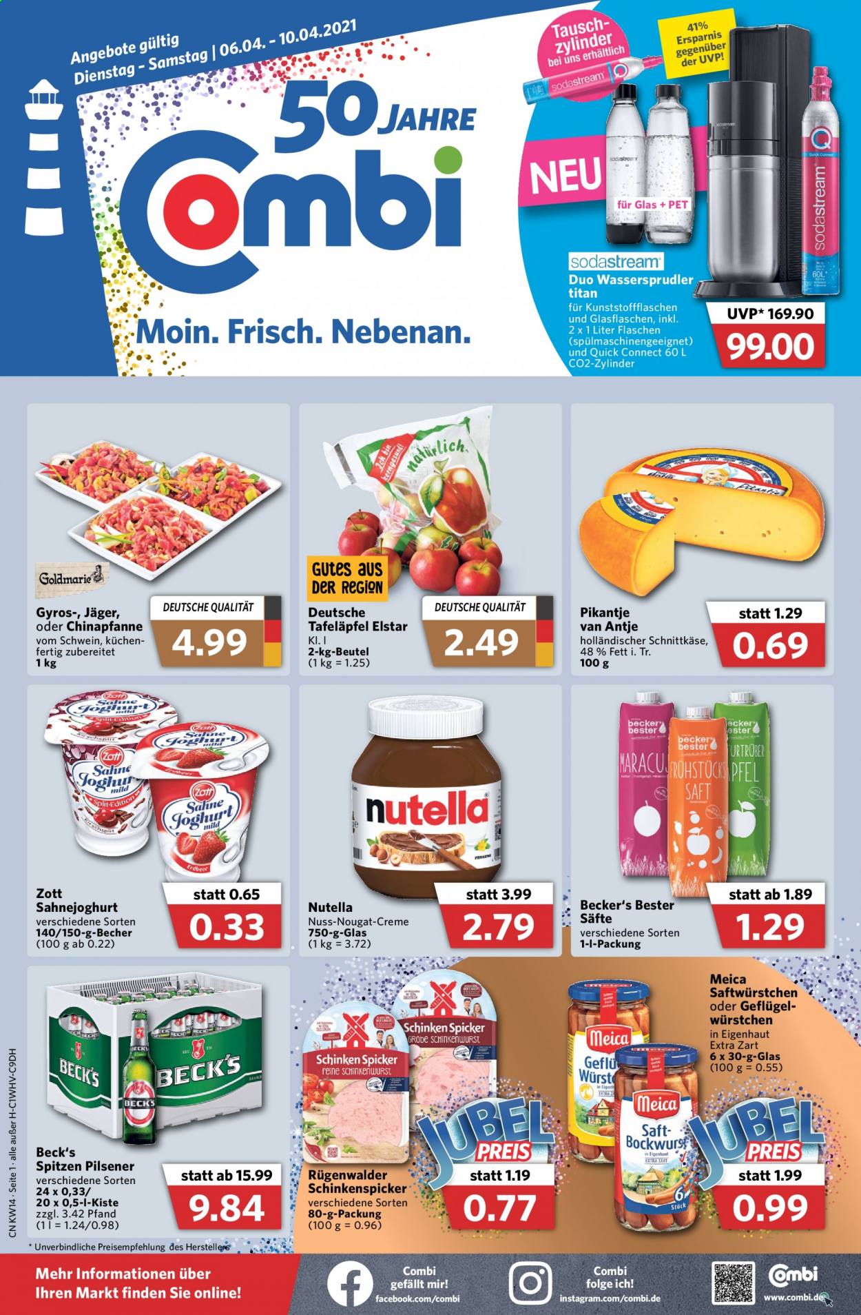 Combi Prospekte  - 6.04.2021 - 10.04.2021. Seite 1