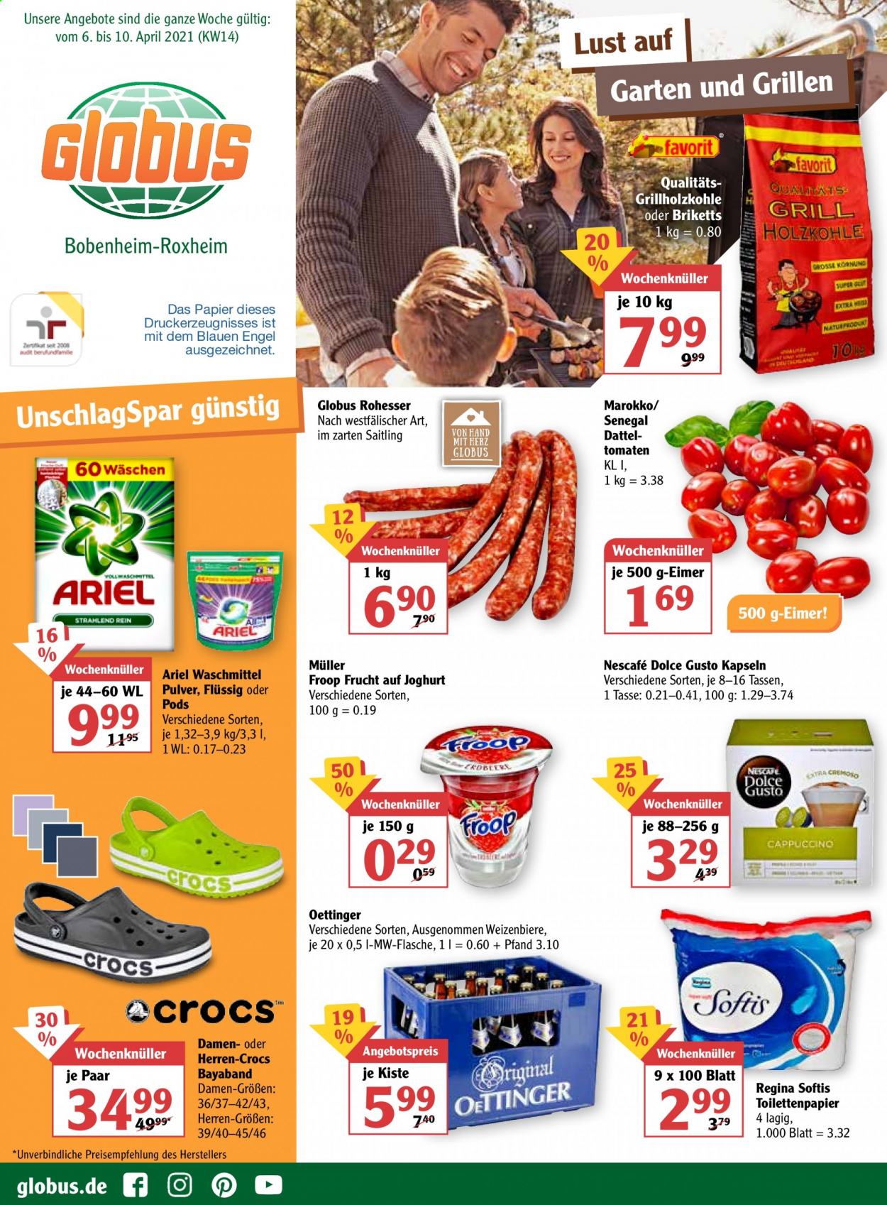 Globus Prospekte  - 6.04.2021 - 10.04.2021. Seite 1