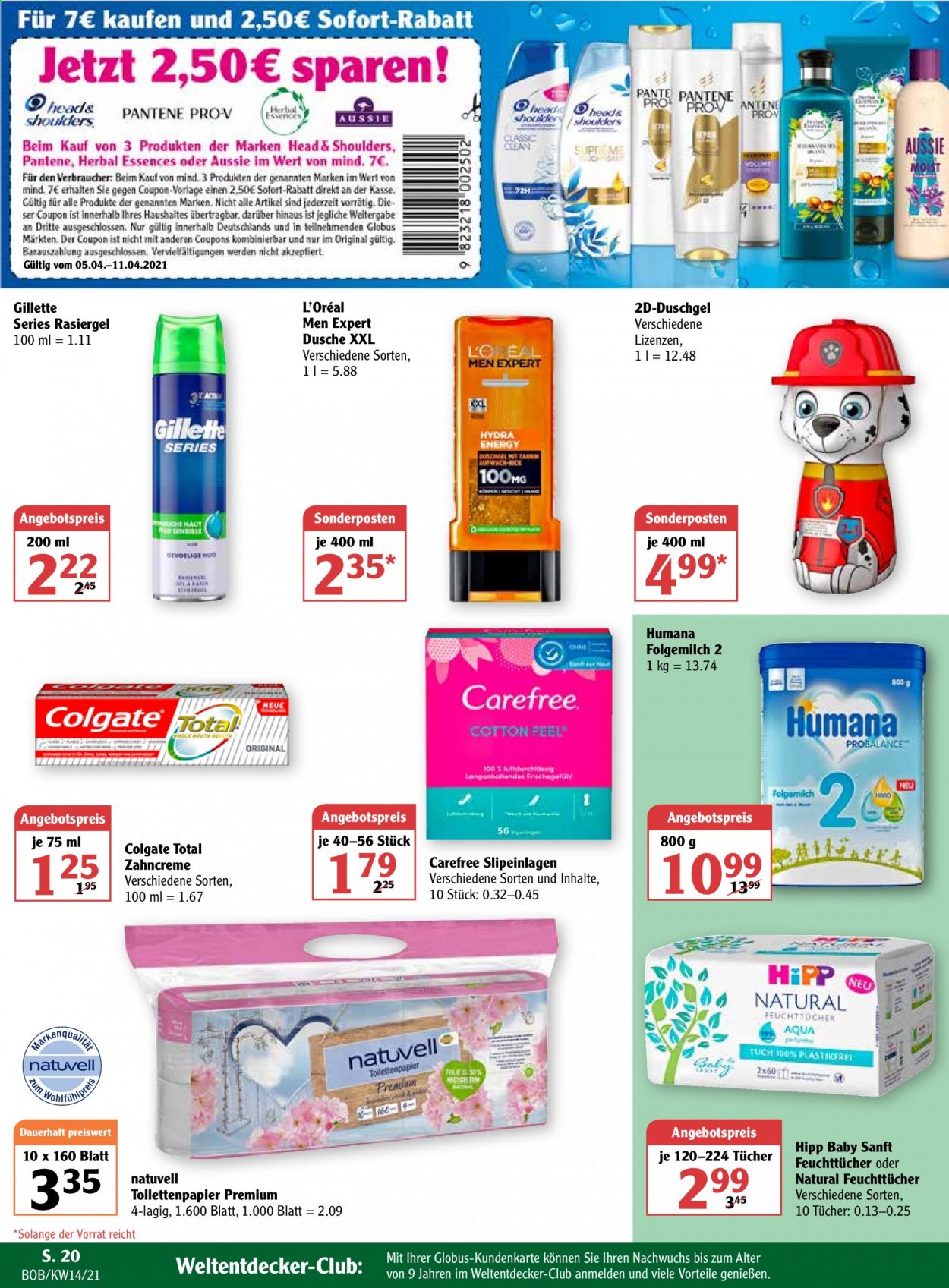 Globus Prospekte  - 6.04.2021 - 10.04.2021. Seite 20