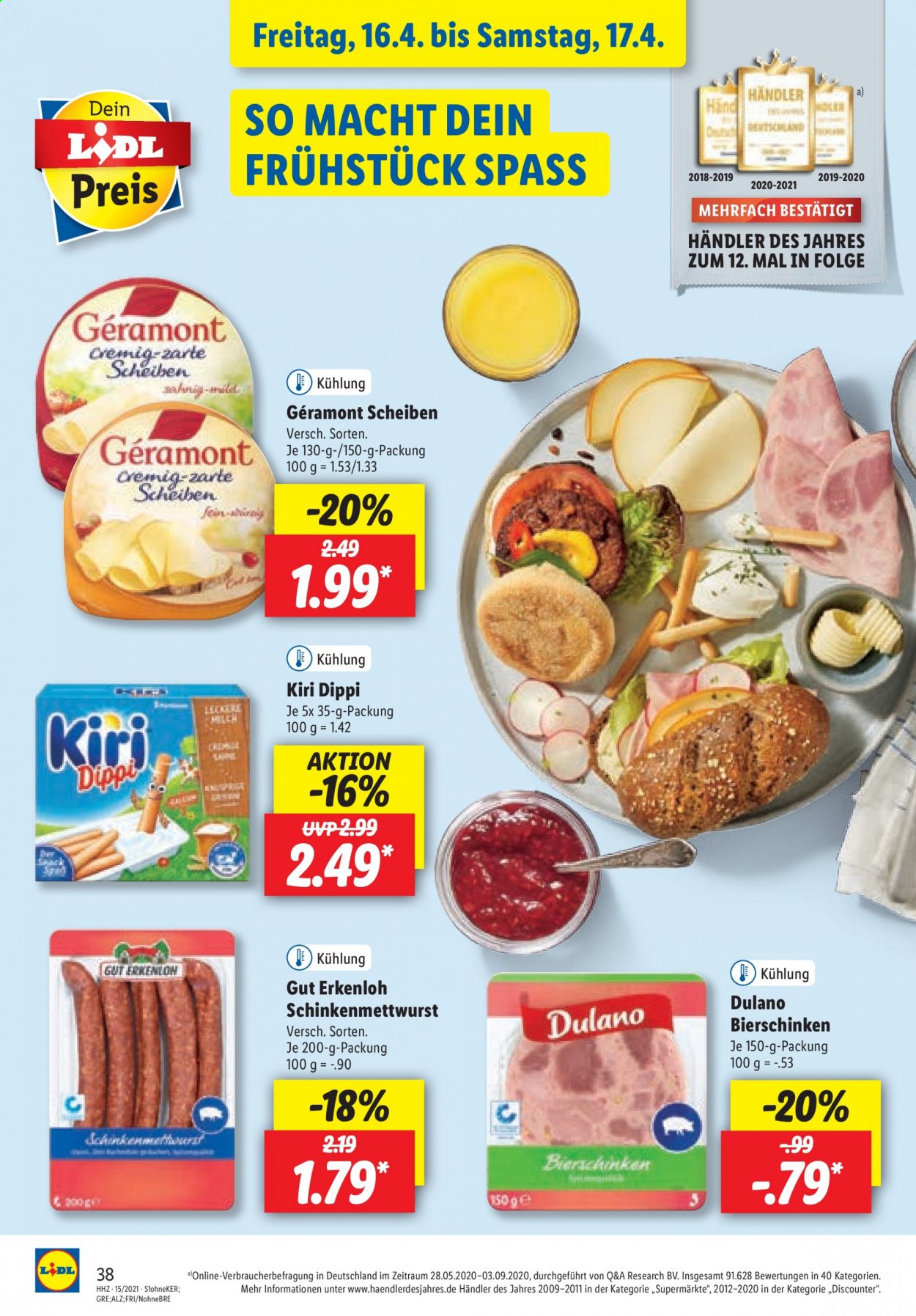 Lidl Prospekte  - 12.04.2021 - 17.04.2021. Seite 38