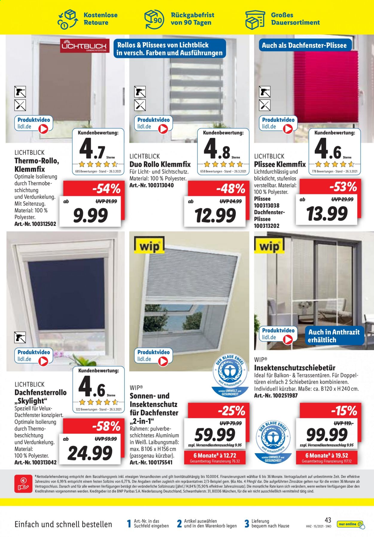 Lidl Prospekte  - 12.04.2021 - 17.04.2021. Seite 43