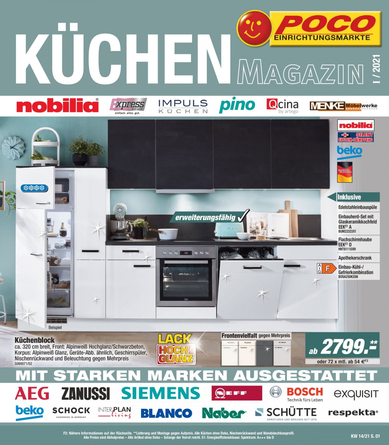 Poco Prospekte  - 3.04.2021 - 31.08.2021. Seite 1