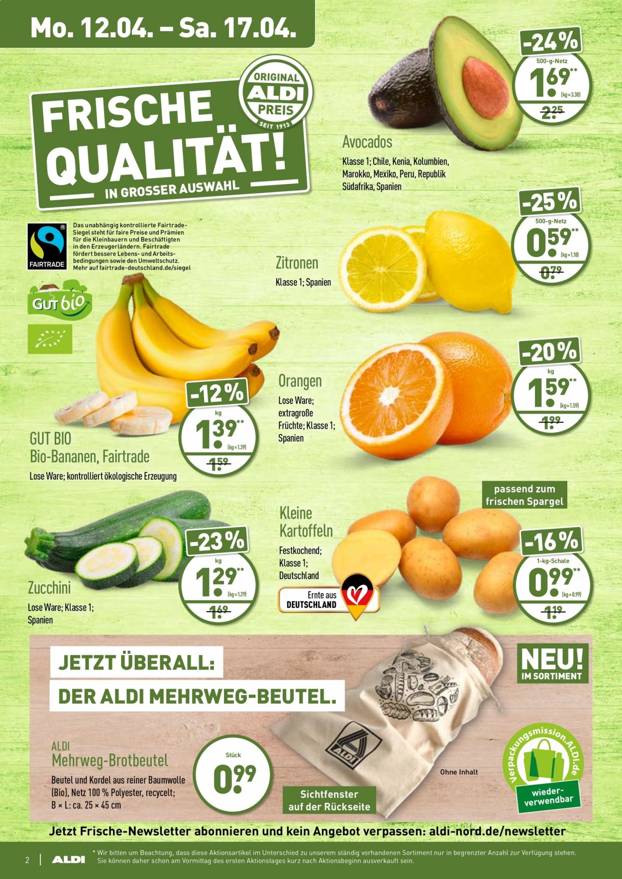 ALDI Nord Prospekte  - 12.04.2021 - 17.04.2021. Seite 2