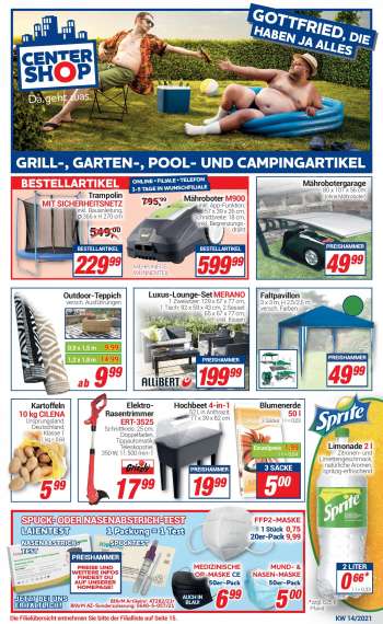 Prospekte CENTERSHOP - 6.4.2021 - 10.4.2021.