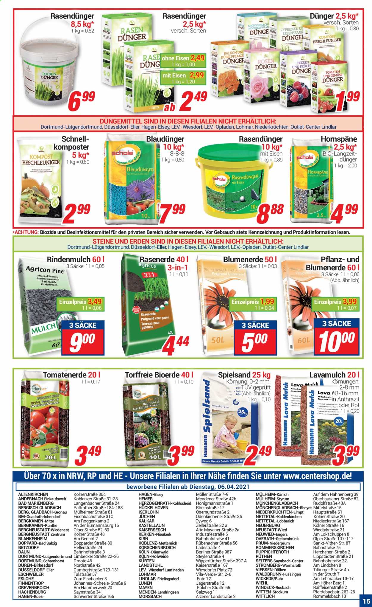 CENTERSHOP Prospekte  - 6.04.2021 - 10.04.2021. Seite 15