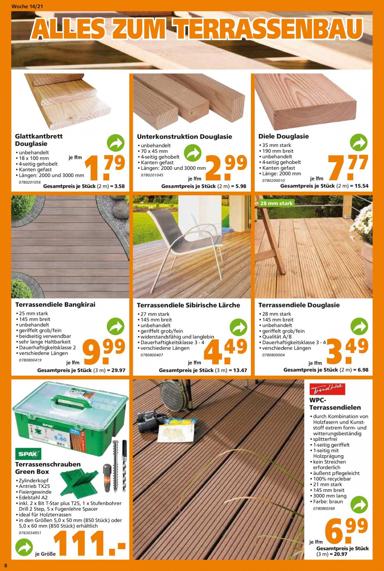 Globus Baumarkt Prospekte  - 6.04.2021 - 10.04.2021. Seite 8