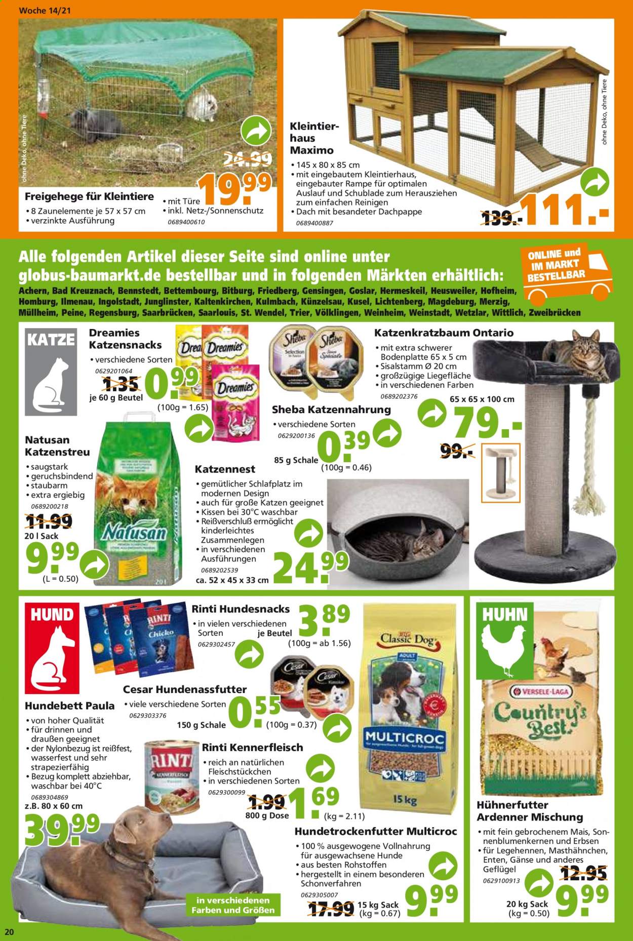 Globus Baumarkt Prospekte  - 6.04.2021 - 10.04.2021. Seite 20