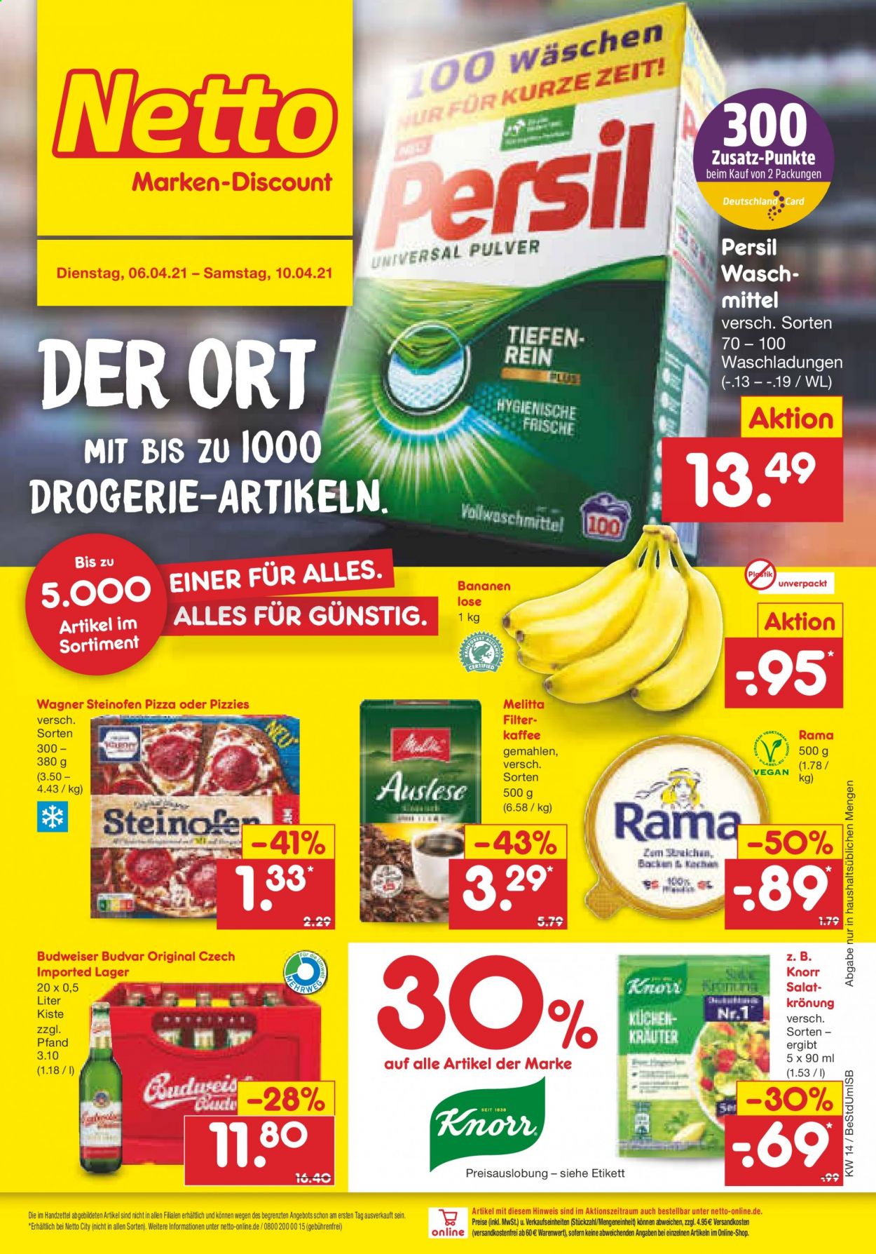 Netto Marken-Discount Prospekte  - 6.04.2021 - 10.04.2021. Seite 1