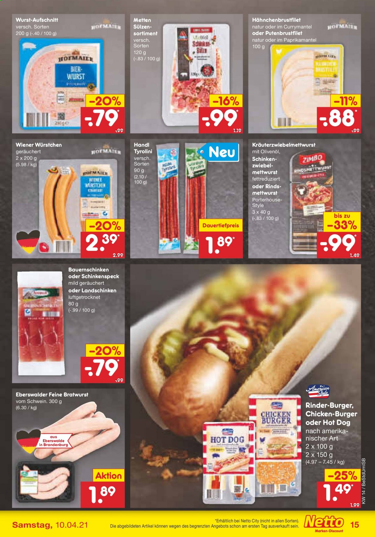 Netto Marken-Discount Prospekte  - 6.04.2021 - 10.04.2021. Seite 15