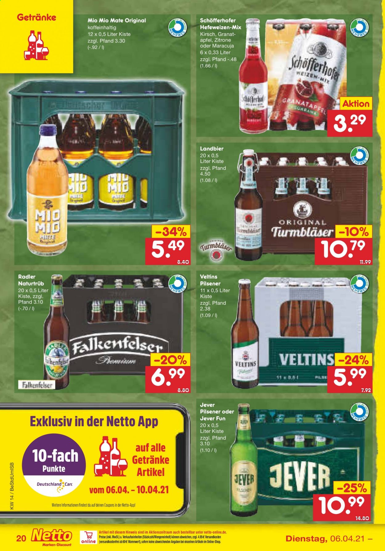 Netto Marken-Discount Prospekte  - 6.04.2021 - 10.04.2021. Seite 20