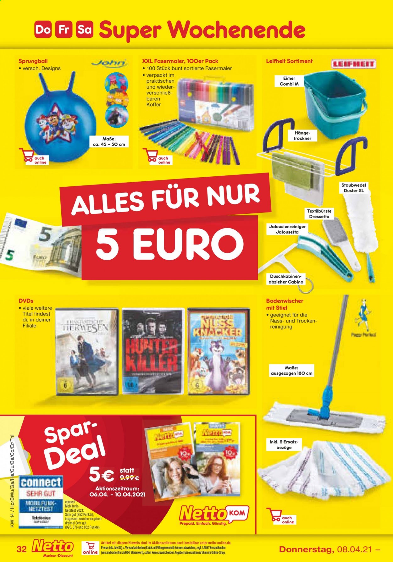 Netto Marken-Discount Prospekte  - 6.04.2021 - 10.04.2021. Seite 32