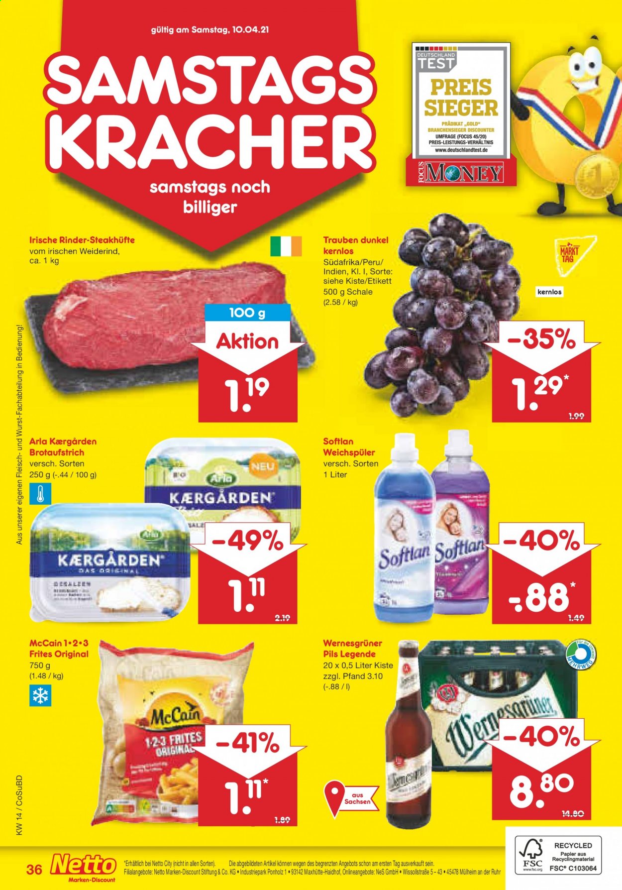 Netto Marken-Discount Prospekte  - 6.04.2021 - 10.04.2021. Seite 38