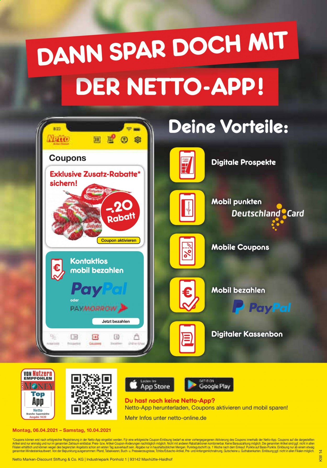 Netto Marken-Discount Prospekte  - 6.04.2021 - 10.04.2021. Seite 39
