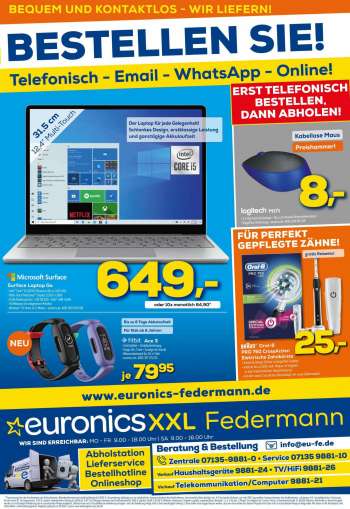 Prospekte Euronics - 31.3.2021 - 11.4.2021.