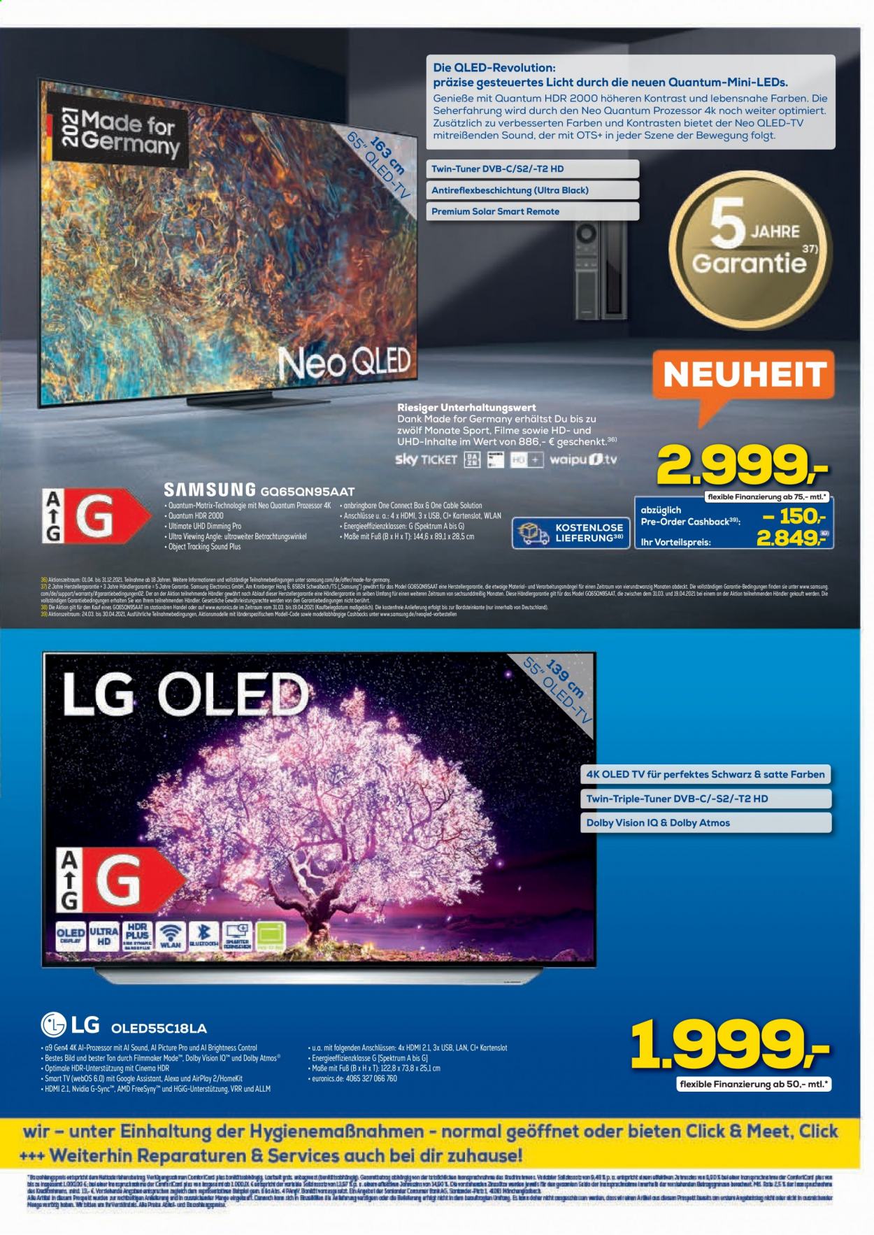 Euronics Prospekte  - 7.04.2021 - 23.04.2021. Seite 7