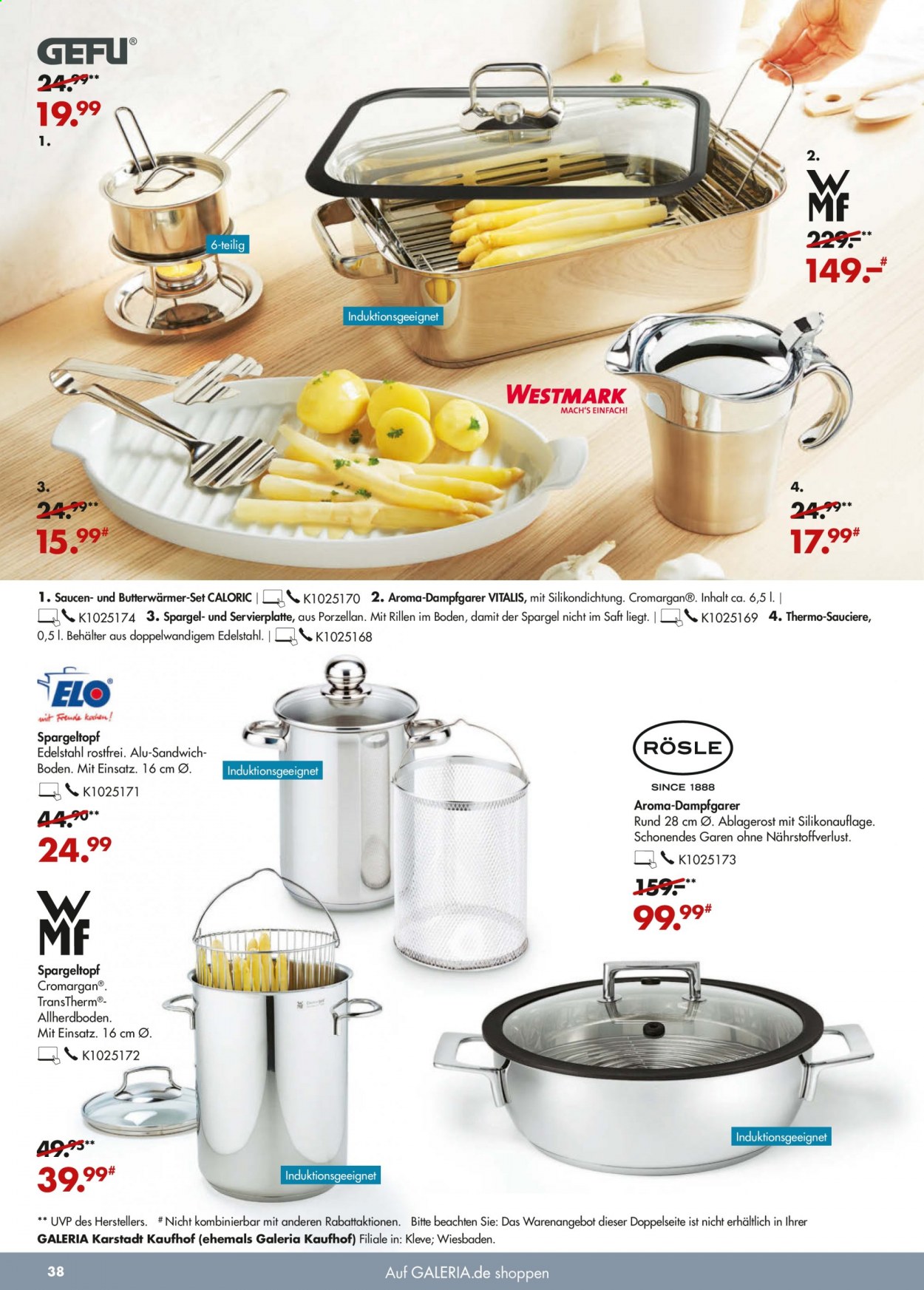 GALERIA Karstadt Kaufhof Prospekte  - 7.04.2021 - 13.04.2021. Seite 38