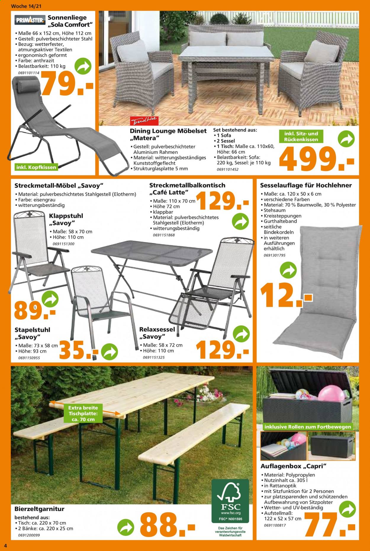 Globus Baumarkt Prospekte  - 6.04.2021 - 13.04.2021. Seite 4