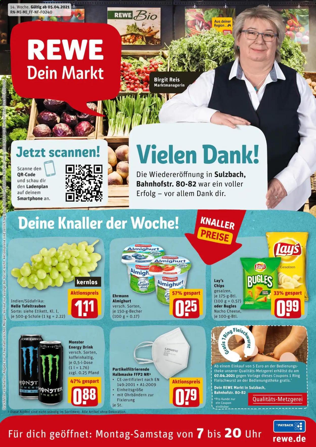 REWE Prospekte  - 6.04.2021 - 10.04.2021. Seite 1