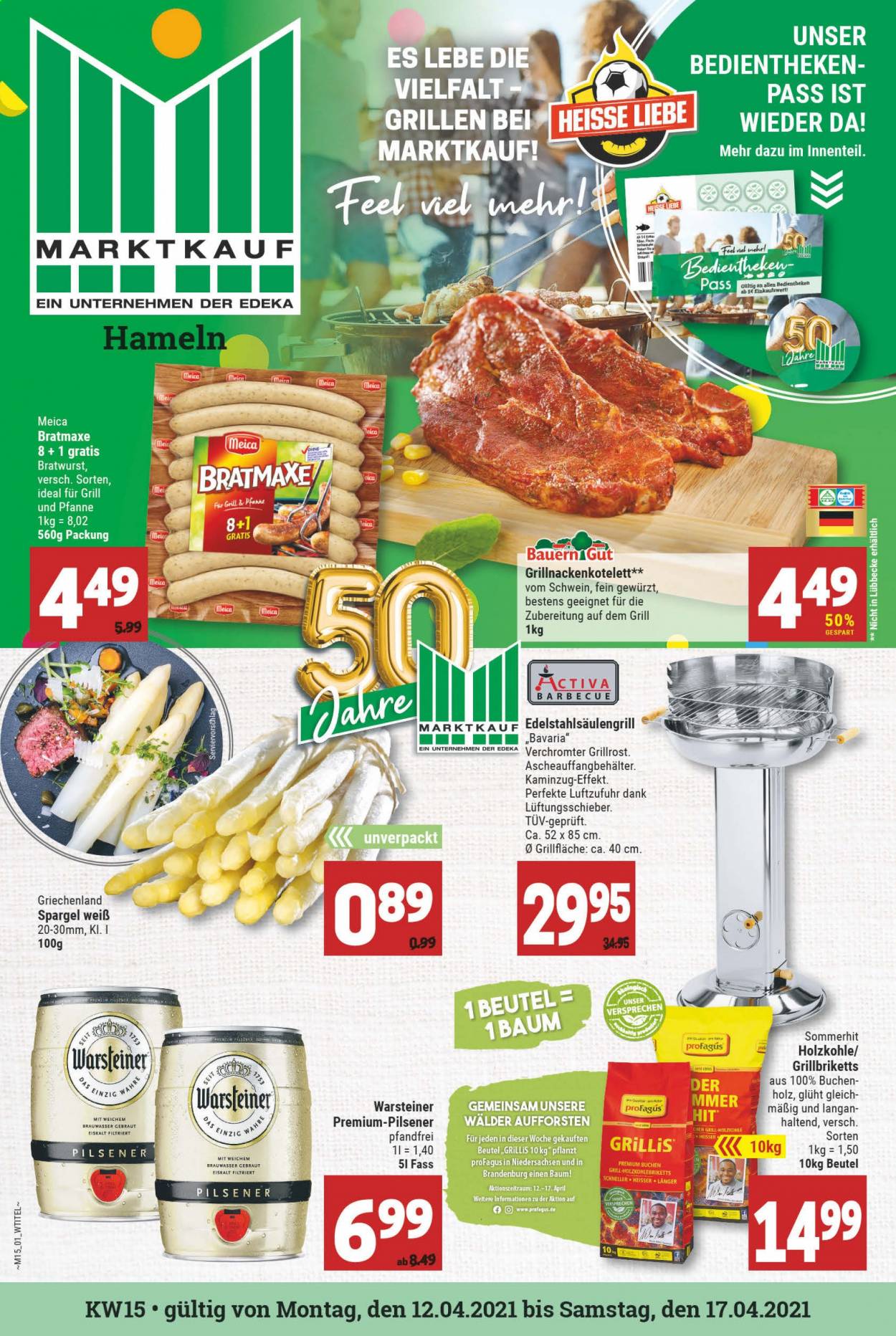 Marktkauf Prospekte  - 12.04.2021 - 17.04.2021. Seite 1