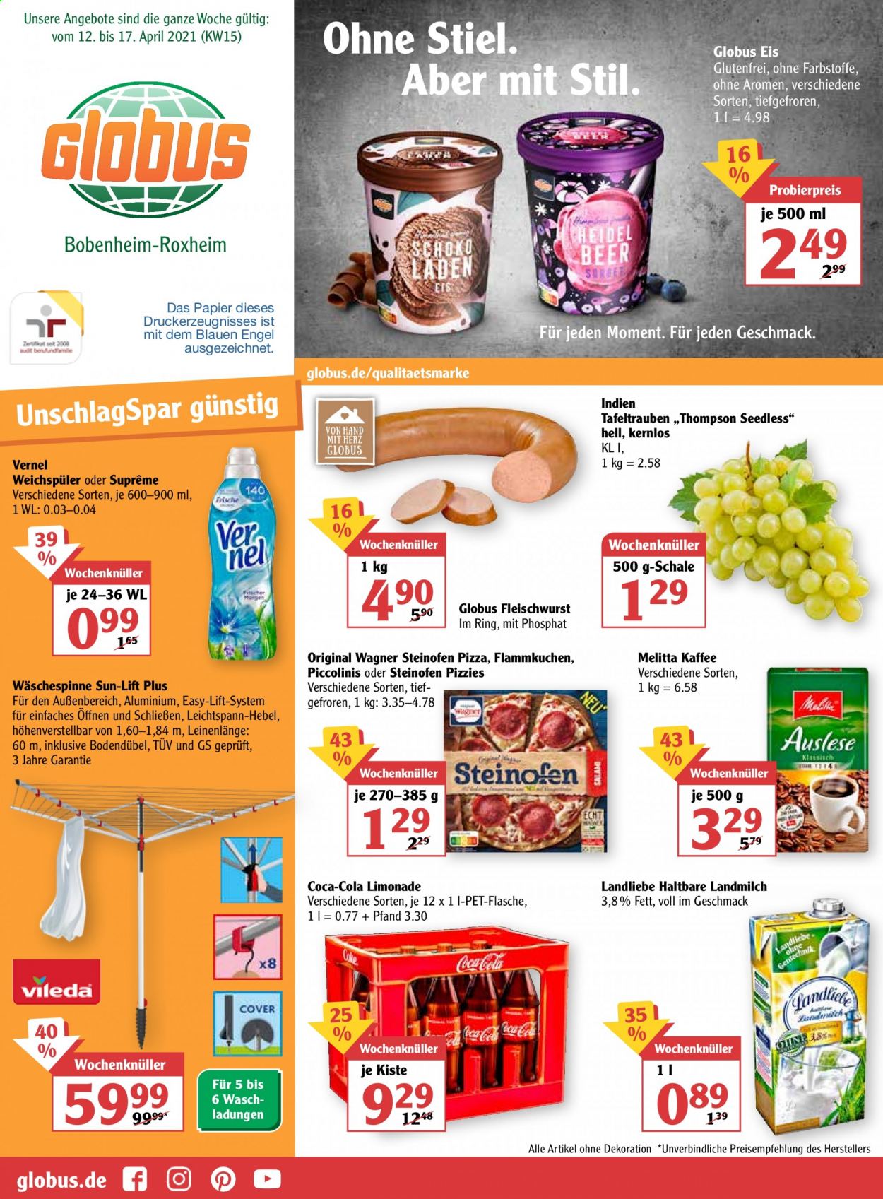Globus Prospekte  - 12.04.2021 - 17.04.2021. Seite 1