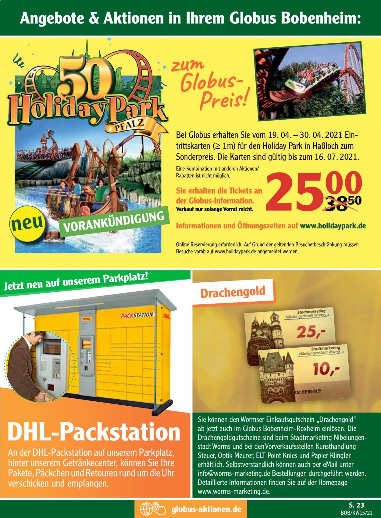 Globus Prospekte  - 12.04.2021 - 17.04.2021. Seite 23