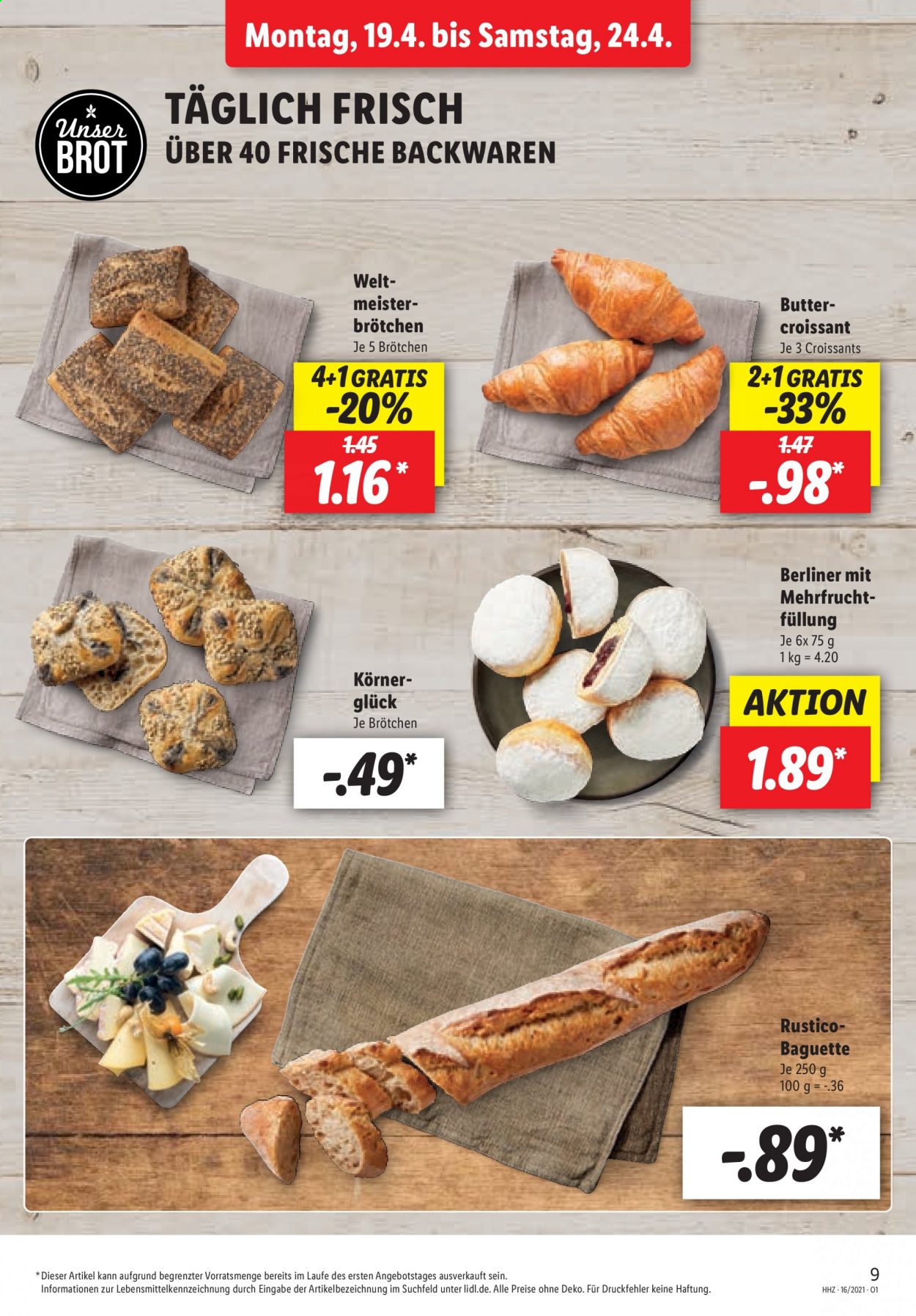 Lidl Prospekte  - 19.04.2021 - 24.04.2021. Seite 9