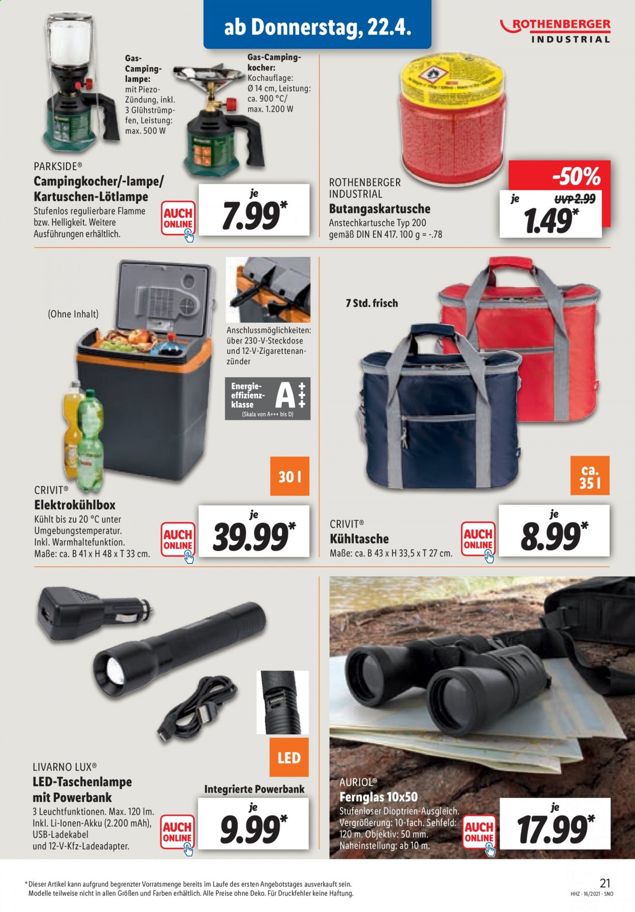Lidl Prospekte  - 19.04.2021 - 24.04.2021. Seite 21