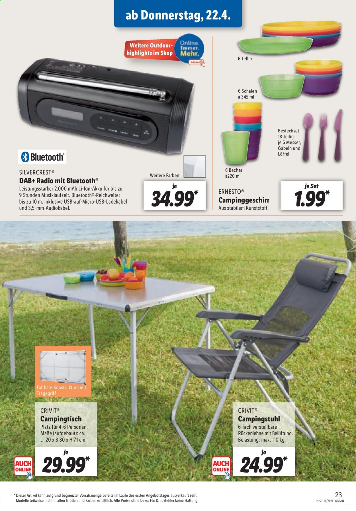 Lidl Prospekte  - 19.04.2021 - 24.04.2021. Seite 23