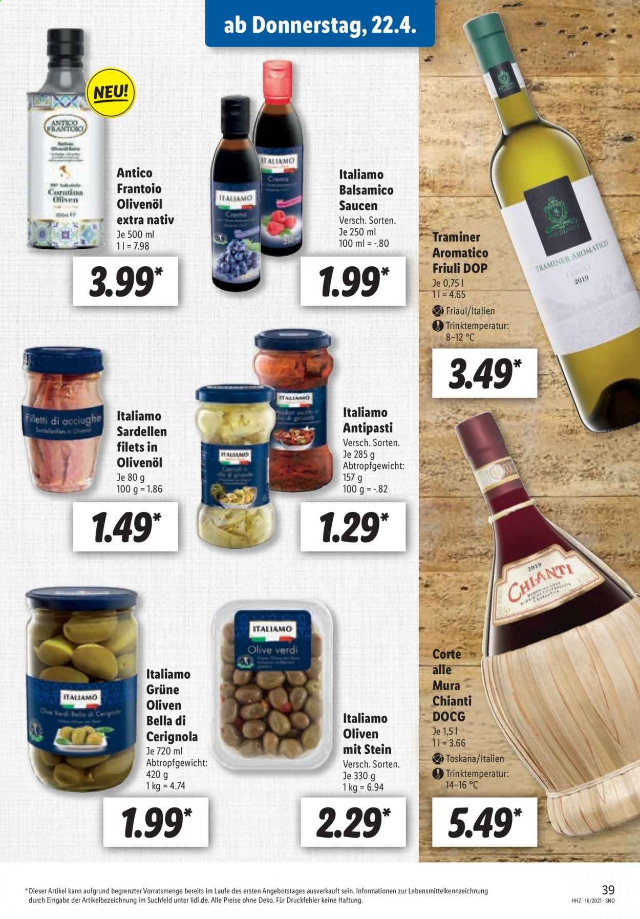 Lidl Prospekte  - 19.04.2021 - 24.04.2021. Seite 39