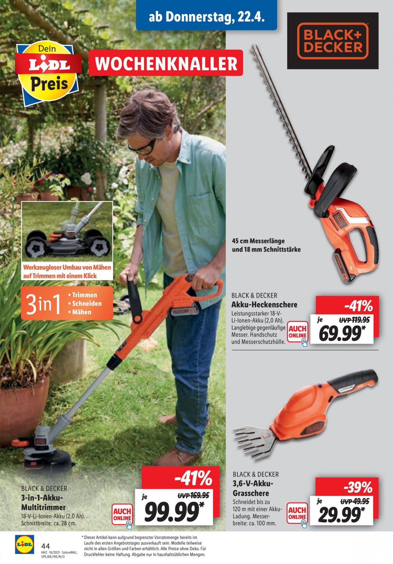 Lidl Prospekte  - 19.04.2021 - 24.04.2021. Seite 44