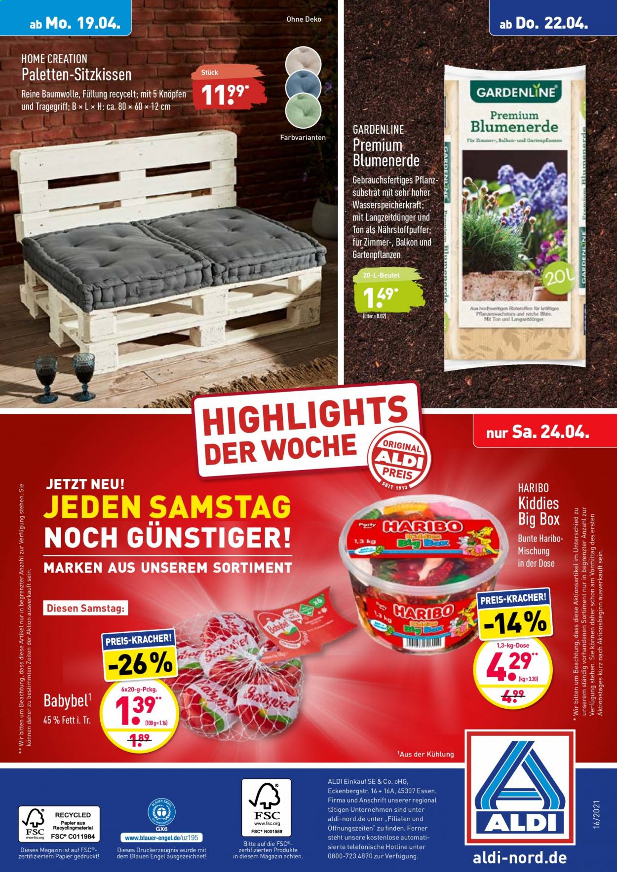 ALDI Nord Prospekte  - 19.04.2021 - 24.04.2021. Seite 40