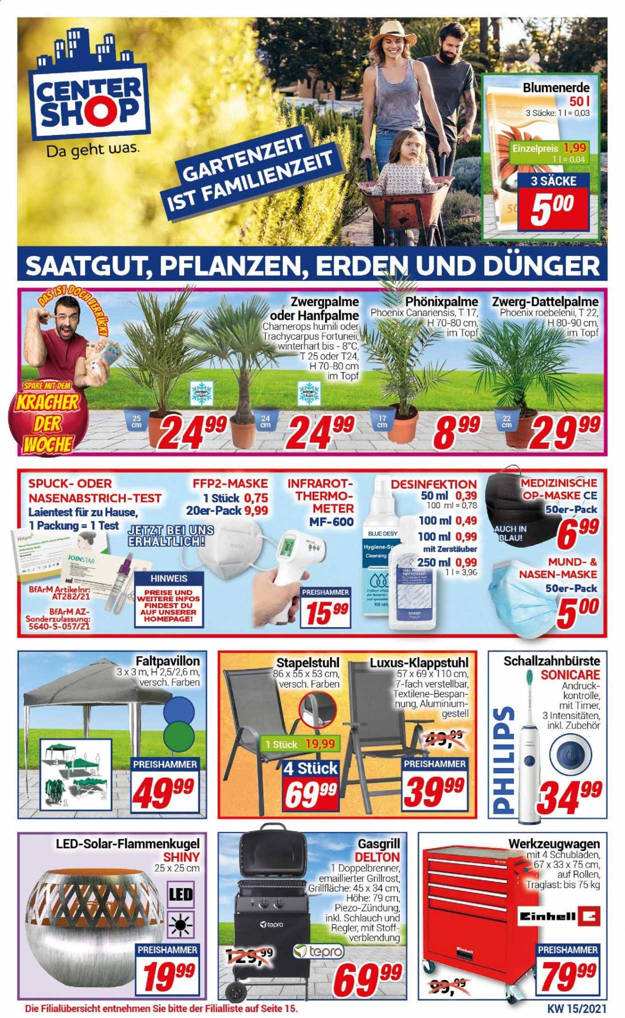 CENTERSHOP Prospekte  - 12.04.2021 - 17.04.2021. Seite 1
