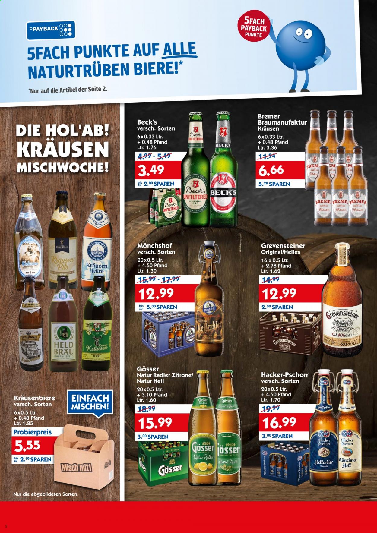 Hol'ab! Getränkemarkt Prospekte  - 12.04.2021 - 17.04.2021. Seite 2