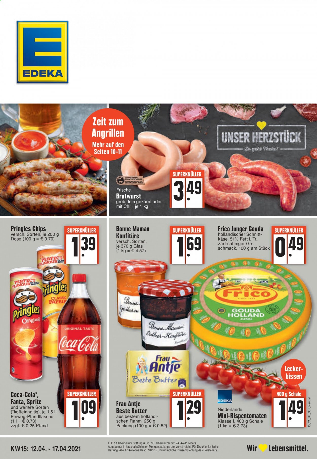 Edeka Prospekte  - 12.04.2021 - 17.04.2021. Seite 1