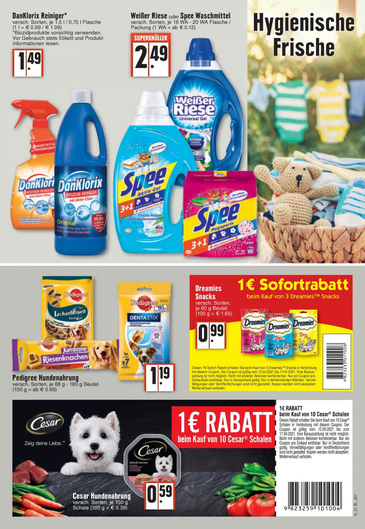 Edeka Prospekte  - 12.04.2021 - 17.04.2021. Seite 21