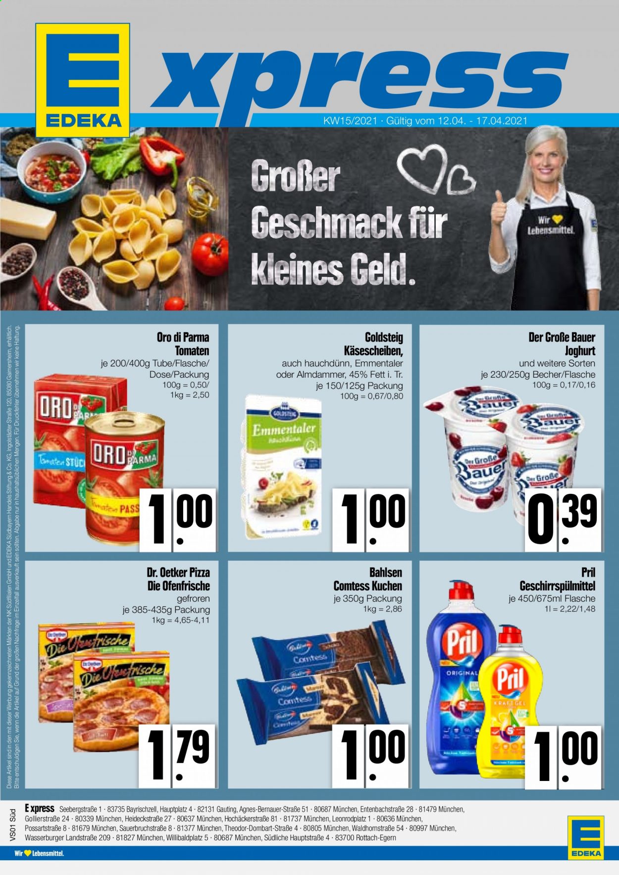 Edeka Prospekte  - 12.04.2021 - 17.04.2021. Seite 1
