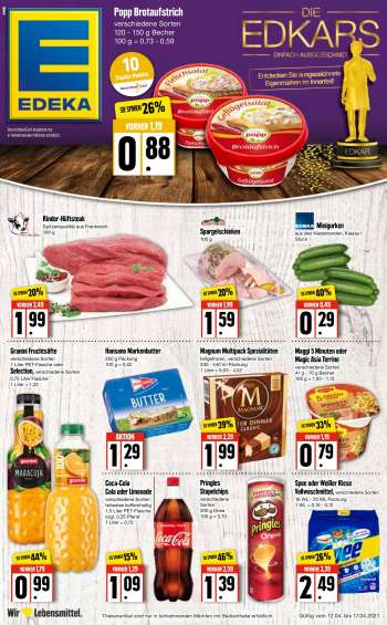 Prospekte Edeka - 12.4.2021 - 17.4.2021.