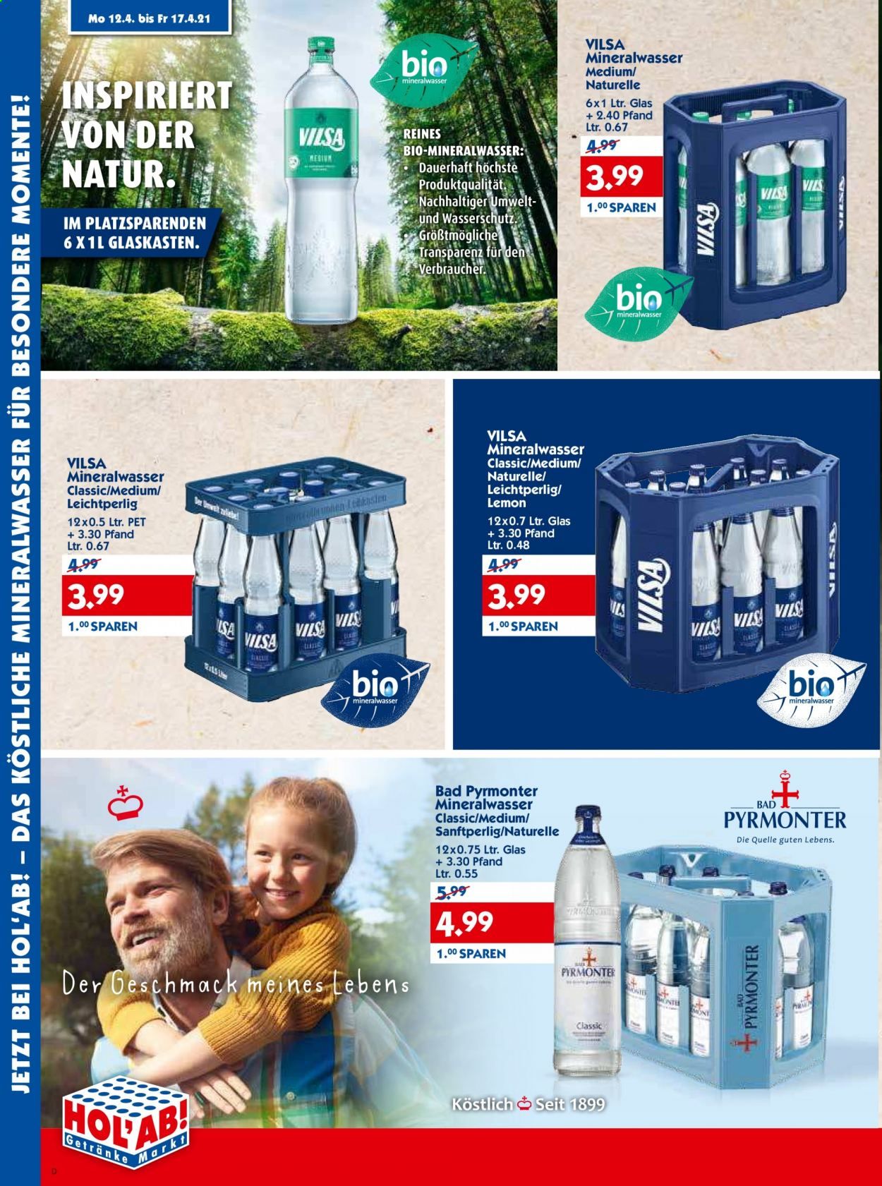 Hol'ab! Getränkemarkt Prospekte  - 12.04.2021 - 17.04.2021. Seite 2
