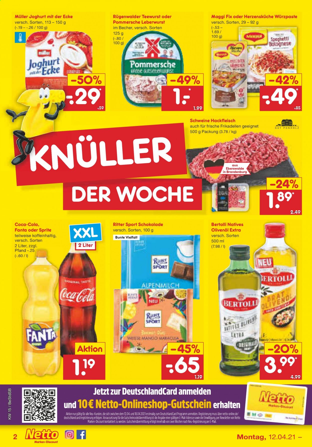 Netto Marken-Discount Prospekte  - 12.04.2021 - 17.04.2021. Seite 2