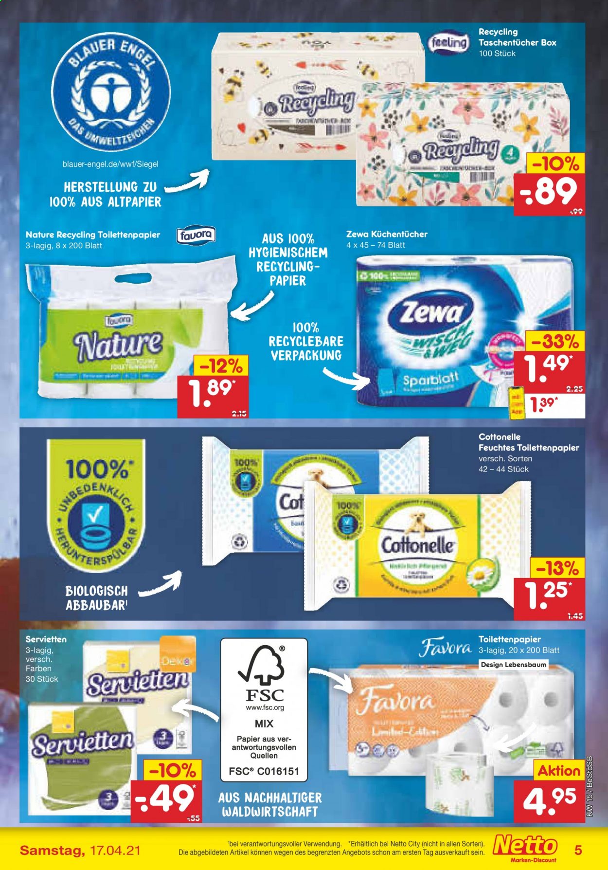 Netto Marken-Discount Prospekte  - 12.04.2021 - 17.04.2021. Seite 5