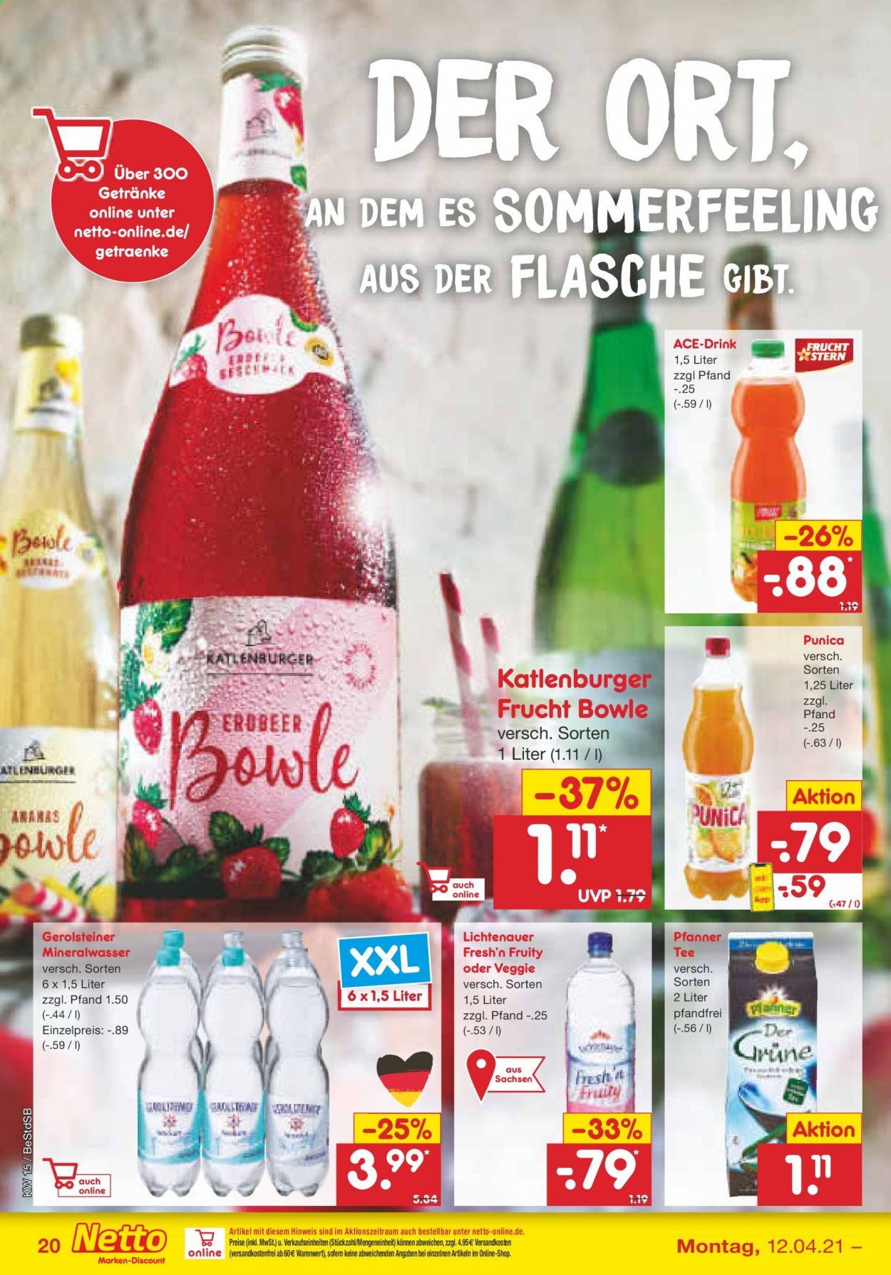 Netto Marken-Discount Prospekte  - 12.04.2021 - 17.04.2021. Seite 20