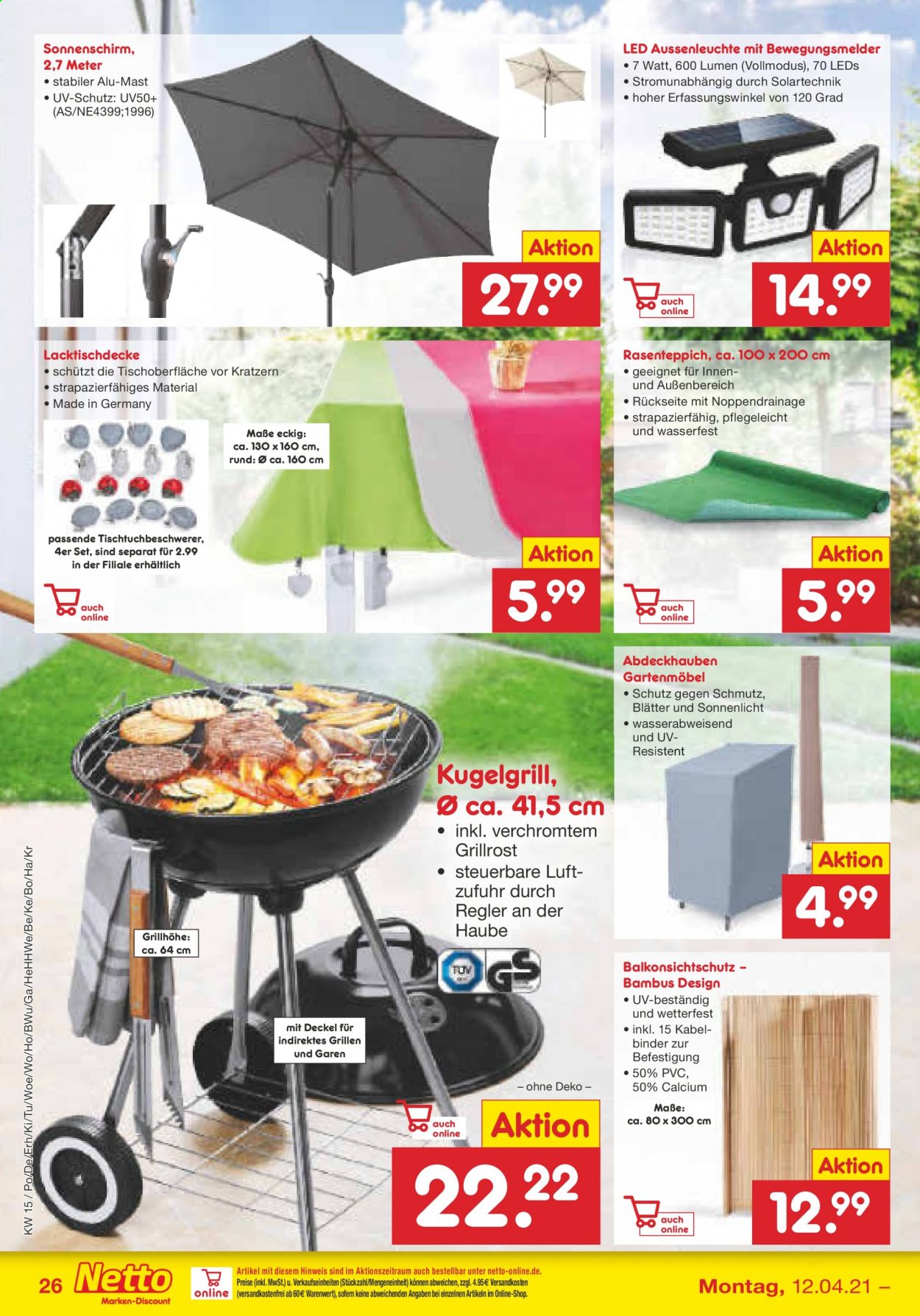 Netto Marken-Discount Prospekte  - 12.04.2021 - 17.04.2021. Seite 26