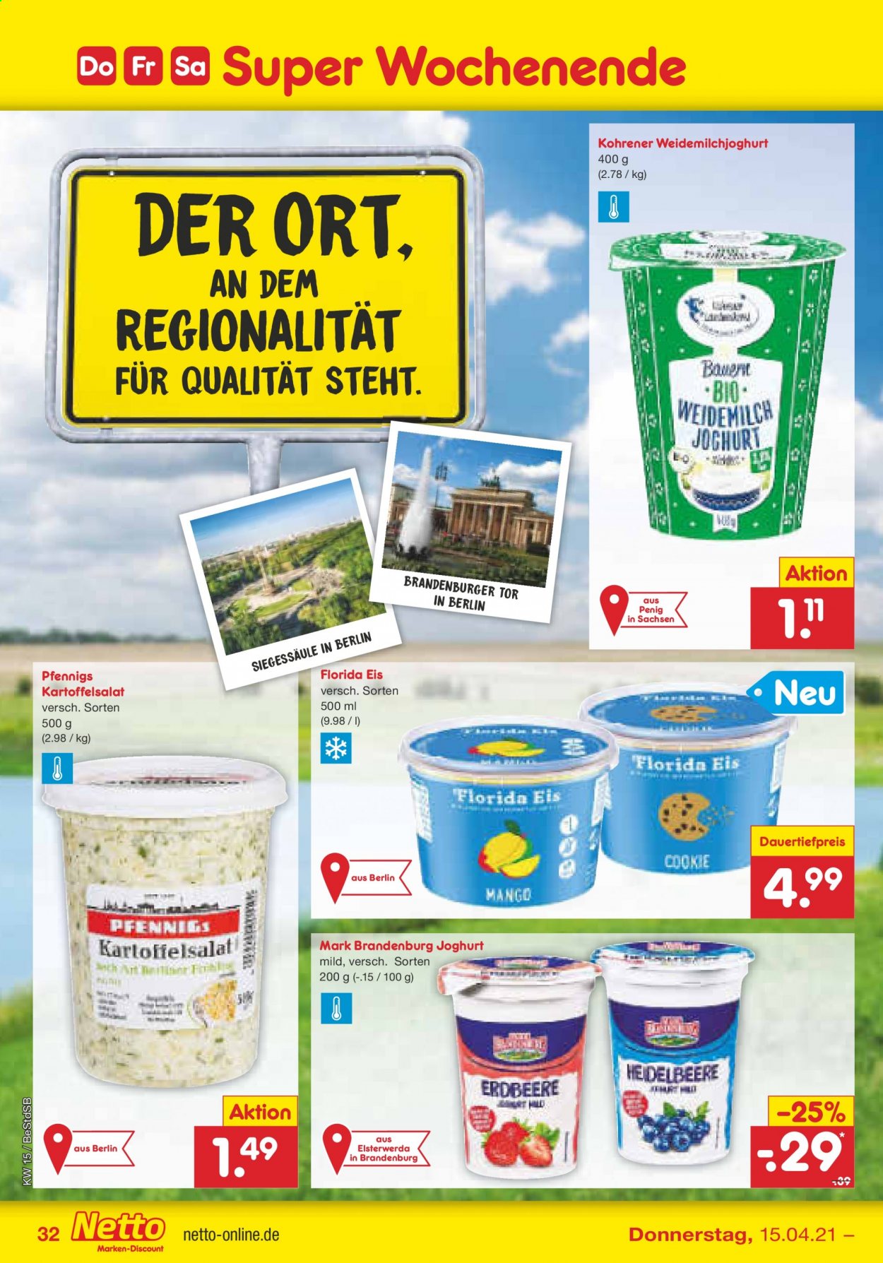 Netto Marken-Discount Prospekte  - 12.04.2021 - 17.04.2021. Seite 32