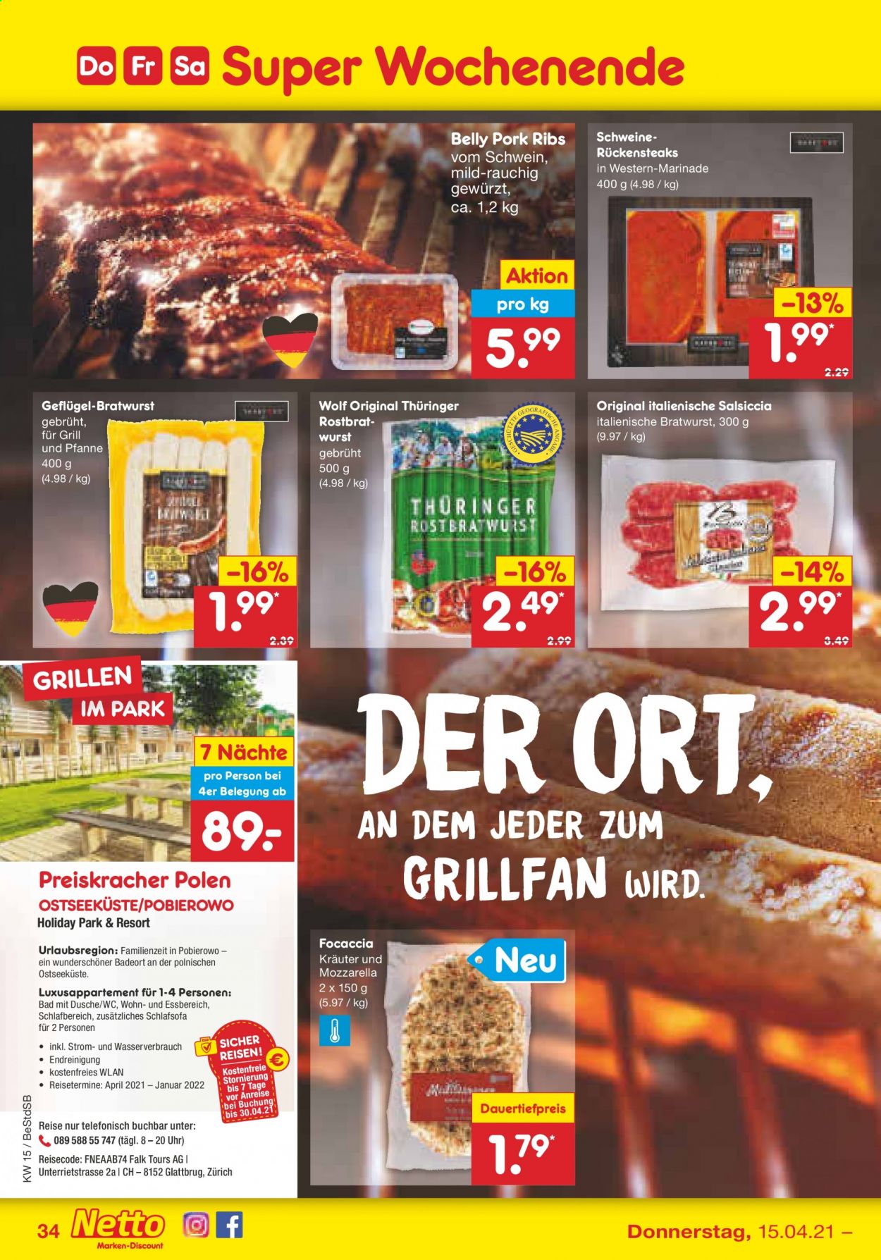 Netto Marken-Discount Prospekte  - 12.04.2021 - 17.04.2021. Seite 34