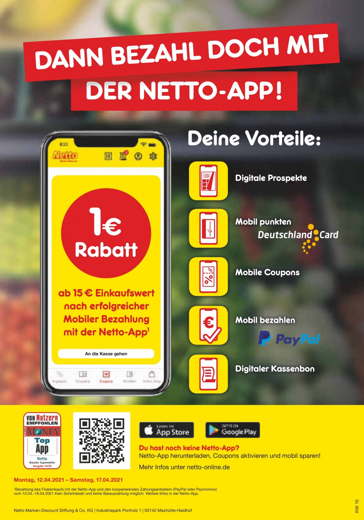 Netto Marken-Discount Prospekte  - 12.04.2021 - 17.04.2021. Seite 41